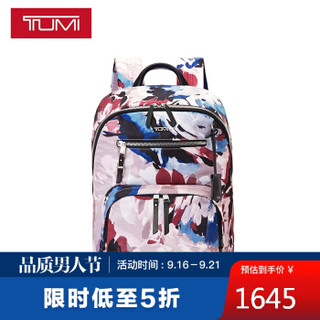 TUMI 途明 2020 VOYAGEUR系列女士商务旅行高端时尚涤纶双肩包0196369BFL 印花色