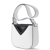 CHARLES & KEITH 女士PU简约斜挎单肩包CK2-80150945 White白色M