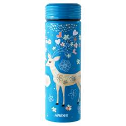 HAERS 哈尔斯 LW-400-46 304不锈钢保温杯 森林小鹿 400ml