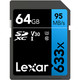 Lexar 雷克沙SD卡64g 633X高速SDXC卡4K 单反微单内存卡佳能尼康索尼数码相机闪存卡