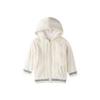 Annil 安奈儿 女童加绒加厚针织衫外套