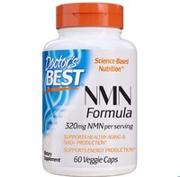Doctor's BEST 多特倍斯 增强型NMN9600 β-烟酰胺单核苷酸NAD+胶囊60粒