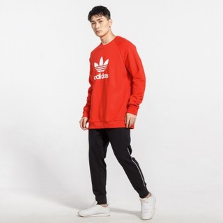 adidas Originals TREFOIL CREW 男士运动卫衣 FM3781 红色