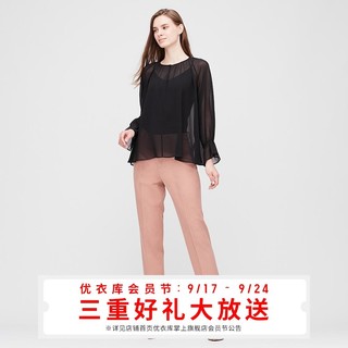 女装 雪纺上衣(七分袖)(优衣库云朵衫) 430459