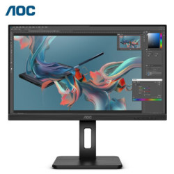 AOC U27P2C 27英寸IPS显示器 (4K、60Hz、65W Type-C)