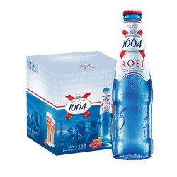 1664啤酒 桃红啤酒 330ml*9瓶 *2件