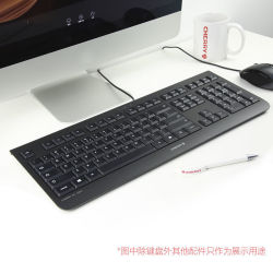 樱桃(Cherry)KC1000商务办公打字有线降噪静音键盘