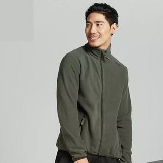 DECATHLON 迪卡侬 100系列 男士抓绒衣 10617-8281243 军绿色 S