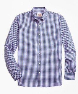 Brooks Brothers Gingham Batiste Oxford衬衫