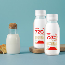 三元 预售72°度优选巴氏杀菌低温鲜奶240ml*5瓶赠1瓶