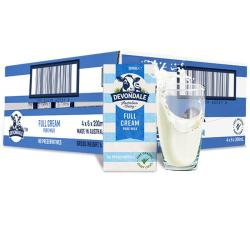 Devondale 德运 全脂纯牛奶 200ml*24盒
