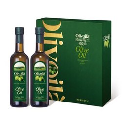Olivoilà 欧丽薇兰 食用油 纯正橄榄油礼盒500MLx2礼盒 *2件