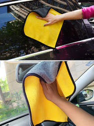 洗车毛巾擦车布专用巾汽车用品大全实用吸水加厚大号不掉毛鹿皮巾