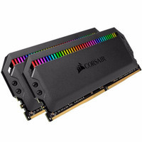 CORSAIR 美商海盗船 铂金统治者CMT DDR4 3000MHz 台式机内存条 16GB（8GB*2）