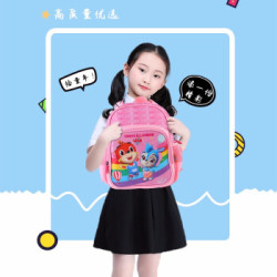 虹猫蓝兔幼儿园书包3-7岁儿童背包学前班宝宝双肩包 粉红