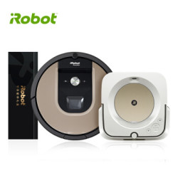 iRobot 扫地擦地机器人961+m6扫拖组合智能家用拖地机器人吸尘器(礼盒装)
