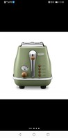 DeLonghi 德龙  CTOV2103 多士炉烤面包机 橄榄绿