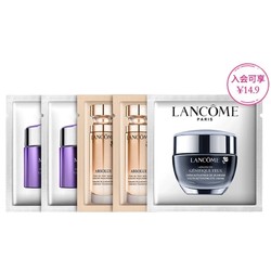 LANCOME 兰蔻 雪花霜 3ml+菁纯粉底液#100 2ml+发光眼霜 1ml