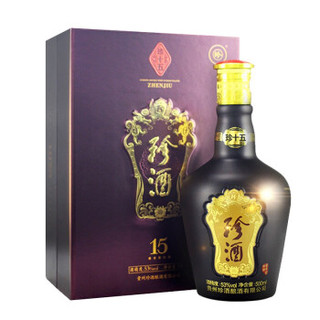 贵州珍酒 珍十五53度酱香型白酒 中秋礼盒 送礼佳品 珍十五·珍藏版500ml*1瓶