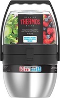 Thermos 双隔层食品保鲜盒，1升，不锈钢，14 x 13 x 22 厘米