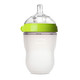 可么多么 (COMOTOMO) 新生儿婴儿 宽口径硅胶断奶奶瓶奶嘴（6个月以上）原装进口250ml绿 +凑单品