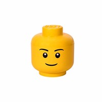 LEGO乐高头形收藏盒，男孩头形