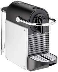 De'Longhi 德龙 EN124.S 胶囊咖啡机Pixie,1260瓦 铝制侧壁,银色