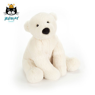 jELLYCAT 邦尼兔 英国进口白色Perry北极熊婴儿童超柔软毛绒安抚玩具包邮