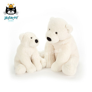 jELLYCAT 邦尼兔 英国进口白色Perry北极熊婴儿童超柔软毛绒安抚玩具包邮