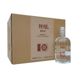 青小乐粮食酒粳醸精酿纯粮食固态法发酵浓香型白酒 52度500ml*6瓶