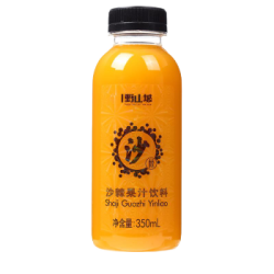  吕梁野山坡 生榨沙棘果汁饮料 350ml*10瓶 