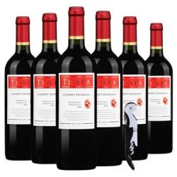 天帕 赤霞珠干红葡萄酒 750ml*6瓶