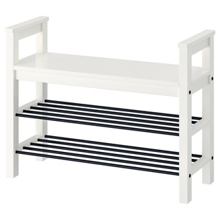 IKEA 宜家 HEMNES汉尼斯系列 IKEA00000671 北欧多功能换鞋凳 85*32cm 白色