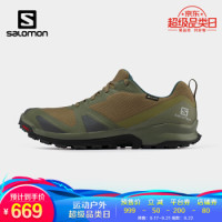 【20秋季尚新】萨洛蒙(Salomon)男款户外休闲透气防水徒步鞋 XA COLLIDER GTX 深橄榄绿 411145 UK6.5(40)