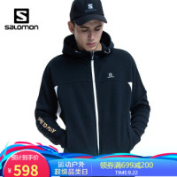 【20秋季尚新】萨洛蒙（Salomon）男款 户外休闲拉链针织卫衣外套 BLOCKFZ HOODIE 黑色 C20207003 S