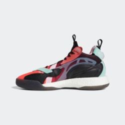 阿迪达斯官网adidas adidas ZoneBoost男鞋运动鞋场上篮球鞋EG5764 1号黑色/清澈薄荷绿/休克红 40(245mm)