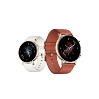 HUAWEI 华为 WATCH GT 2 智能手表 时尚款 42mm 凝霜白/栗木红