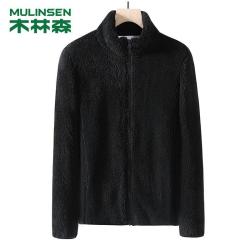 木林森(MULINSEN)抓绒衣男加厚珊瑚绒内胆保暖户外登山秋冬高领摇粒绒外套女抓绒/软壳衣