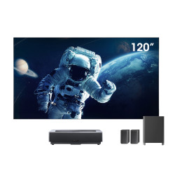 峰米 4K Max 激光电视 含100英寸柔性菲涅尔屏+4K Max 激光电视+2.1声道影院音箱
