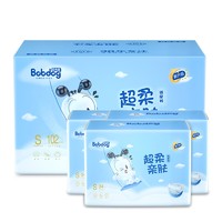 苏宁SUPER会员：BoBDoG 巴布豆 婴儿纸尿裤 S34片*3包组合装 *3件