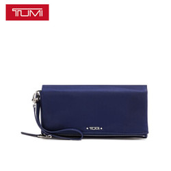 TUMI 途明 奢侈品 VOYAGEUR SLG系列女士商务旅行高端时尚尼龙钱包0196380ULM 蓝色