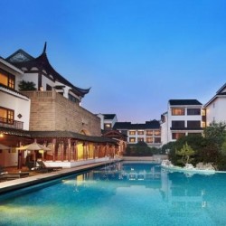 园林式建筑酒店!苏州吴宫泛太平洋酒店 64㎡行政套房2晚(含早餐+盘门景区双人畅游+行政礼遇)
