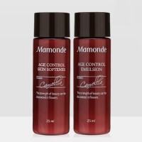 天猫U先:Mamonde 梦妆 山茶凝时系列 水25ml+乳25ml