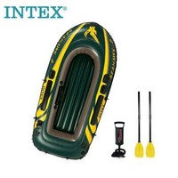 INTEX 68380 加厚皮划艇 赠送充气泵+船桨