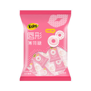 酷滋 Kiskis唇形糖散装糖水蜜桃味500g *9件+凑单品