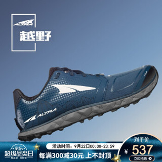 ALTRA 2019年新款Superior4.0轻量竞速越野跑鞋 山地马拉松跑步鞋户外徒步跑步鞋 男款蓝色/灰色ALM1953G420 42