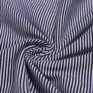 卡尔文·克莱 Calvin Klein 男士圆领短袖T恤 40ZK302001 黑白条纹 XL