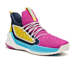 商品anta 安踏 kt4 水花一代 男子篮球鞋 11921688-8 紫蓝黄low 43