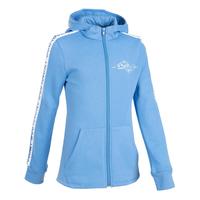 DECATHLON 迪卡侬 VESTE CAP MOLL 100 TG 女童连帽抓绒外套 1-8341752