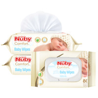 Nuby 努比  婴儿手口湿巾  80抽*6包